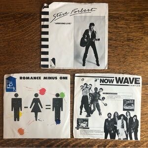 Vintage Radio Station 45 RPM Vinyl Record Demos
